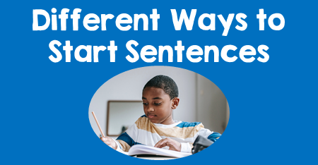 FREE Teaching Ideas & Activities for Teaching Different Was to Start Sentences from Gay Miller @ Book Units Teacher