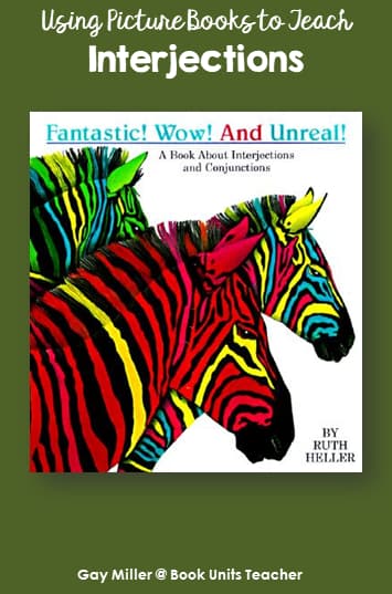 Activities for Teaching Interjections - Using Picture Books to Help Teach Interjections