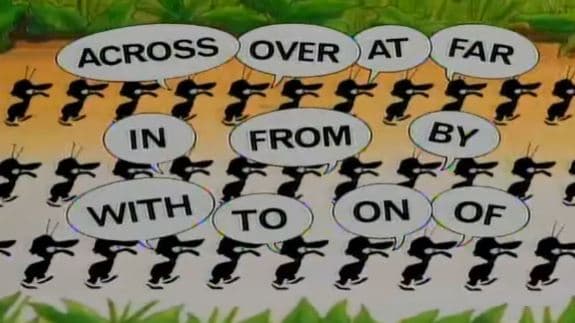 Busy Prepositions Video