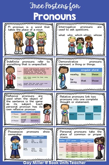 Pronouns Posters