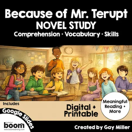 Because of Mr. Terupt Novel Study