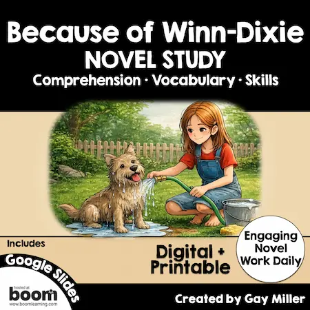 Because of Winn-Dixie Novel Study
