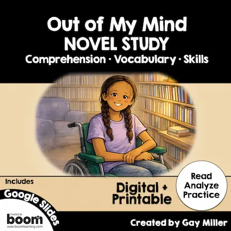 Out of My Mind Book Unit