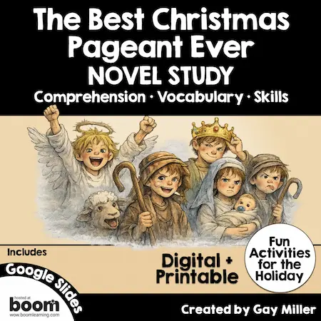 The Best Christmas Pageant Ever Novel Study