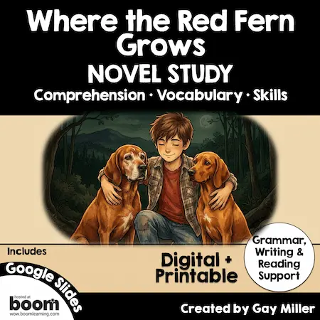 Where the Red Fern Grows Novel Study