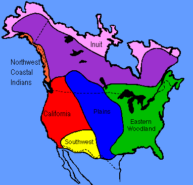 Native American Territory Map