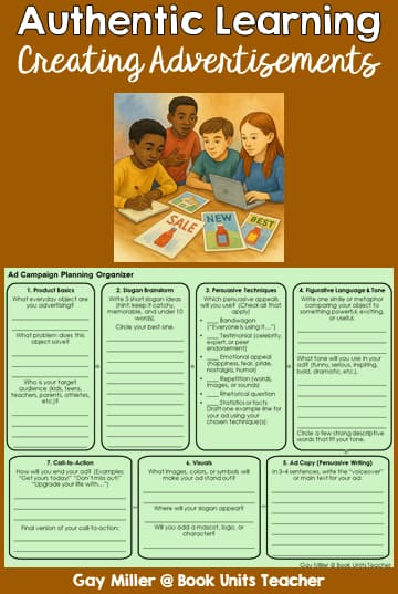 Authentic Learning Activities Planning an Advertisement