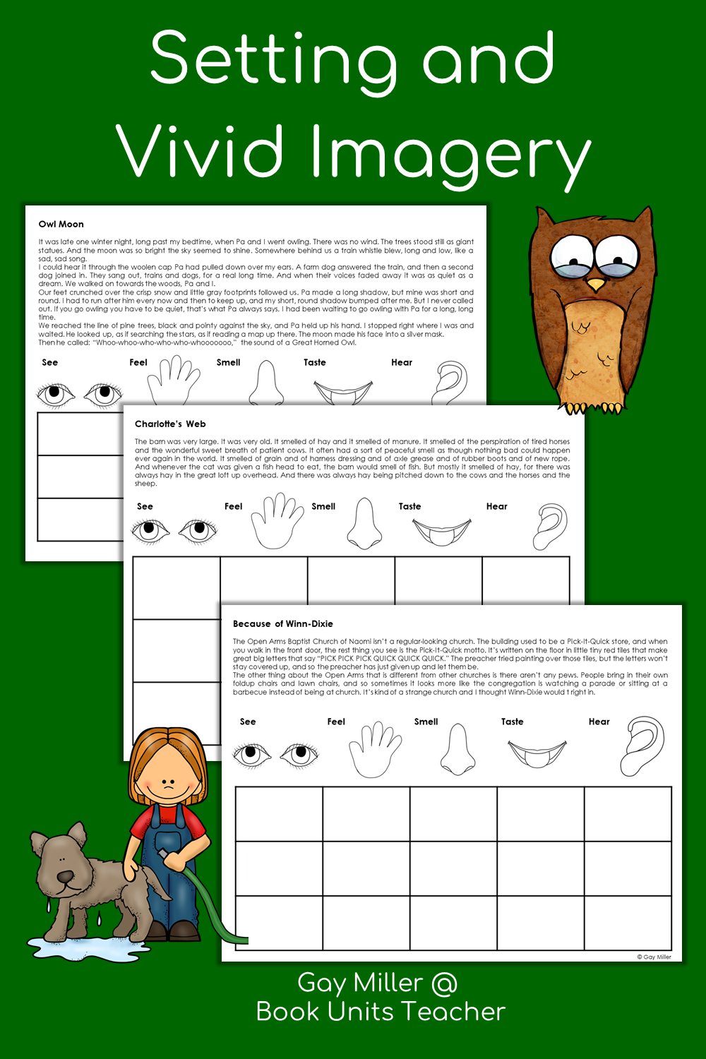 Teaching Setting of a Story - Ideas and Free Printables