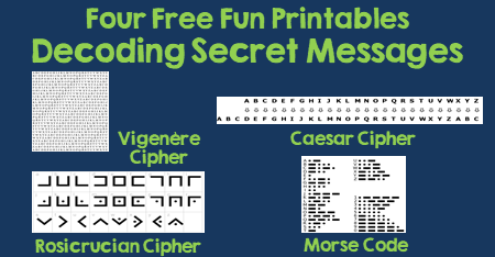 Four Cipher Codes for Creating Secret Messages - Book Units Teacher