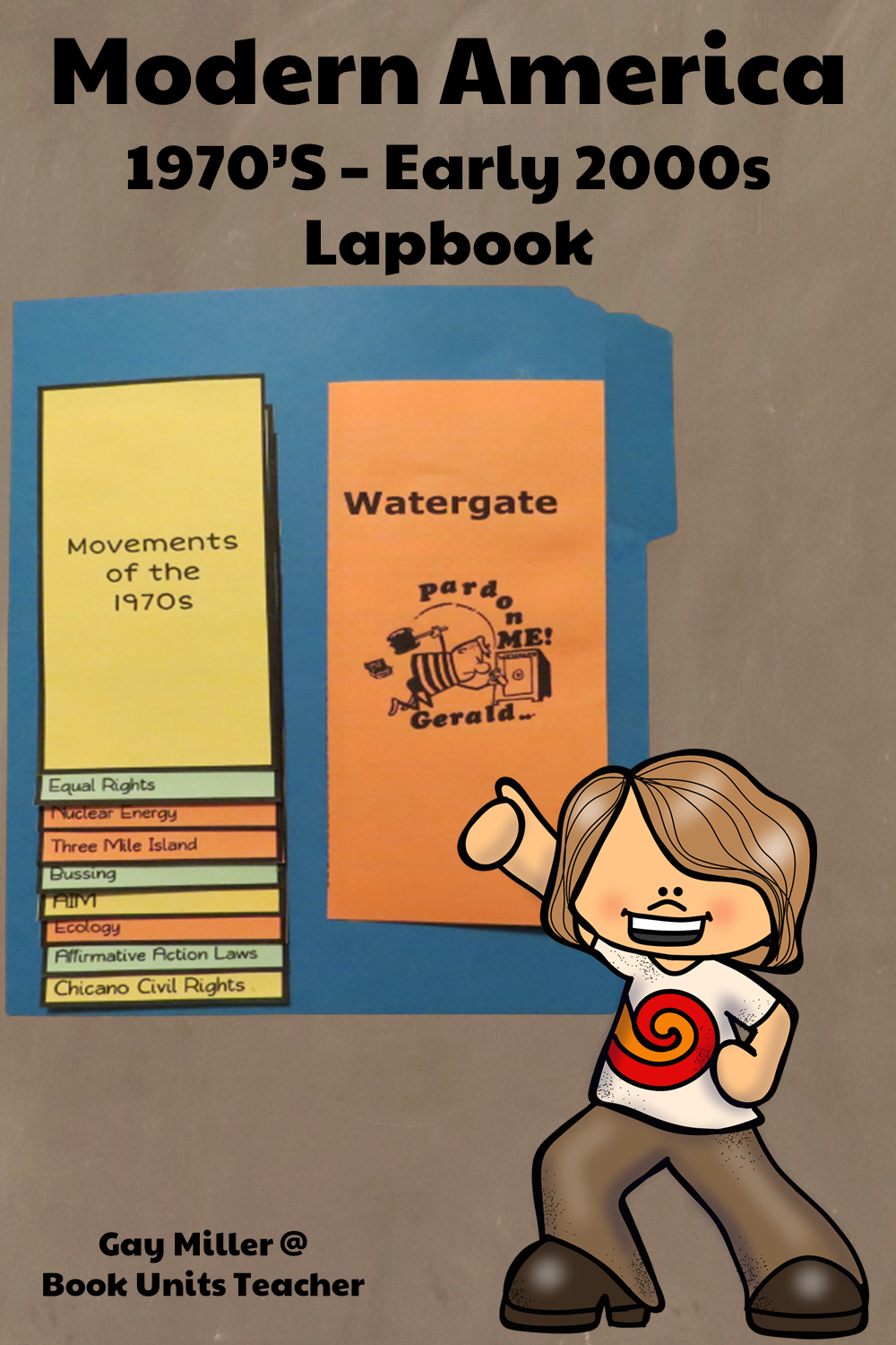 Purchase Modern America Lapbook on Teachers Pay Teachers. This activity is great for upper elementary including 4th, 5th, and 6th graders.