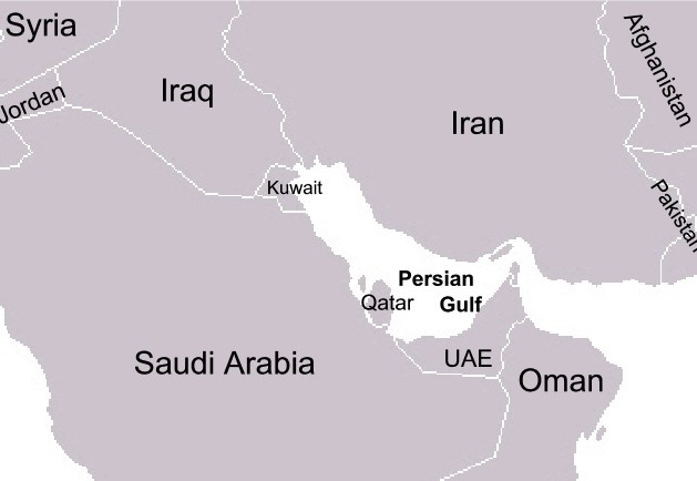 Persian Gulf Map