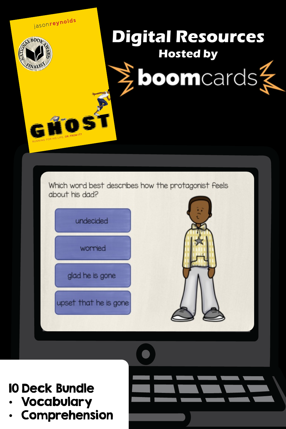 Boom Learning Decks for Ghost by Jason Reynolds
