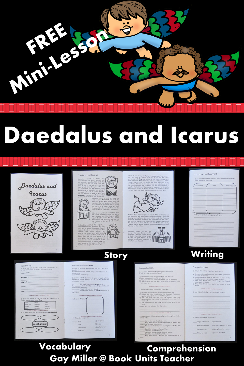 Free Mini-Lesson for Daedalus and Icarus