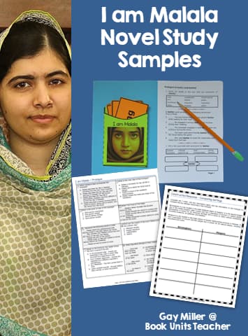 I am Malala (Young Readers Edition) Novel Study Samples