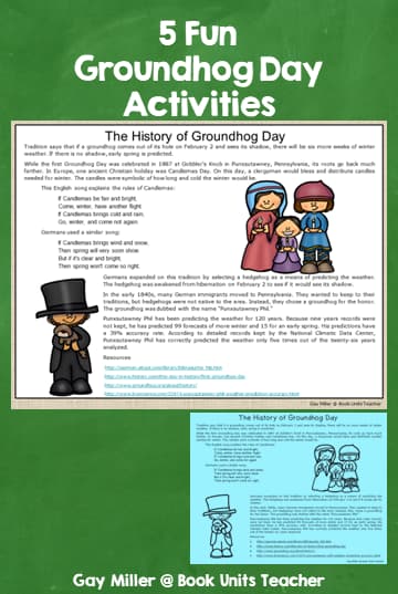 Groundhog Day Activities for the Classroom