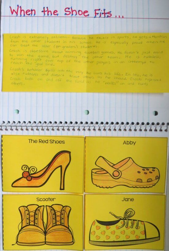 When the Shoe Fits...A Creative Writing Project to use with Crash by Jerry Spinelli
