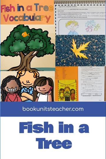 Enjoy these free book unit samples from Fish in a Tree.