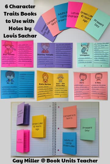 Teaching Ideas for Holes - Character Trait Activity for Holes by Louis Sachar