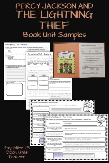 The Lightning Thief Book Unit Samples