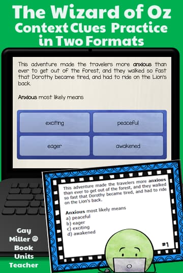 The Wizard of Oz Chapter 22: “The Country of the Quadlings” Context Clues