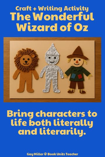 The Wizard of Oz Chapter 6 The Cowardly Lion Craft and Writing Project