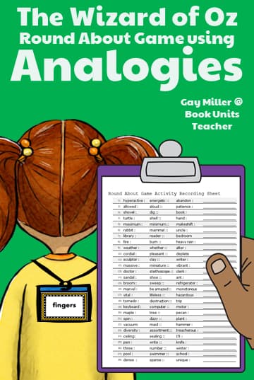 The Wizard of Oz Chapter 20: “The Dainty China Country” Analogies Organizer