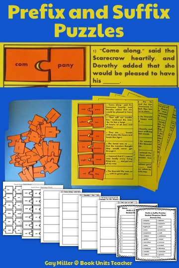 Prefix and Suffix Puzzles
