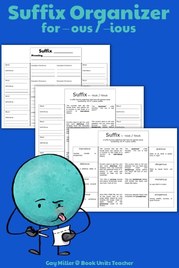 The Wizard of Oz Chapter 15: “The Discovery of Oz, the Terrible” Suffix -ous Organizer