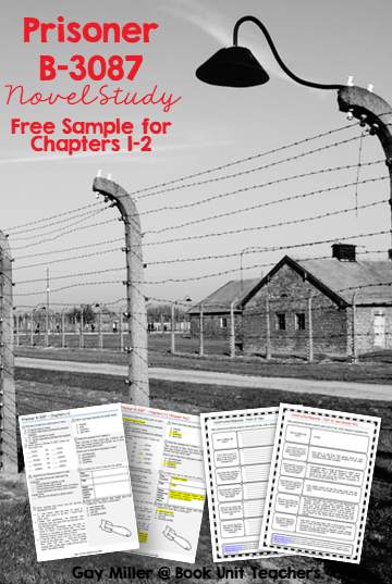 Prisoner B-3087  Novel Study Samples