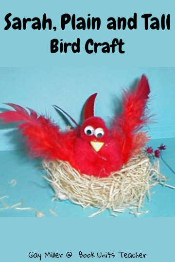Sarah Plain and Tall Bird Craft