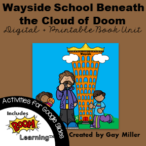 Wayside School Beneath the Cloud of Doom Novel Study