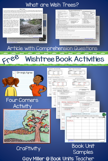 Free Activities to Use with the Novel Wishtree by Katherine Applegate