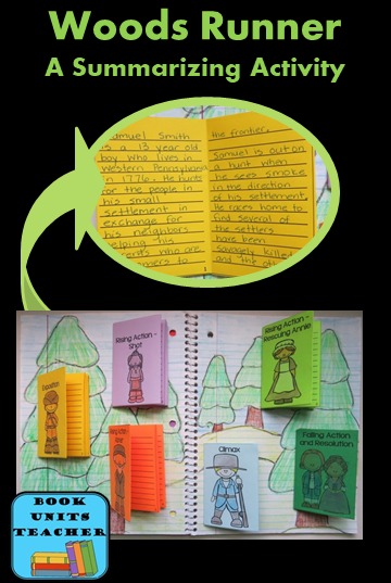 Free Summarizing Activity to use with the book Woods Runner by Gary Paulsen