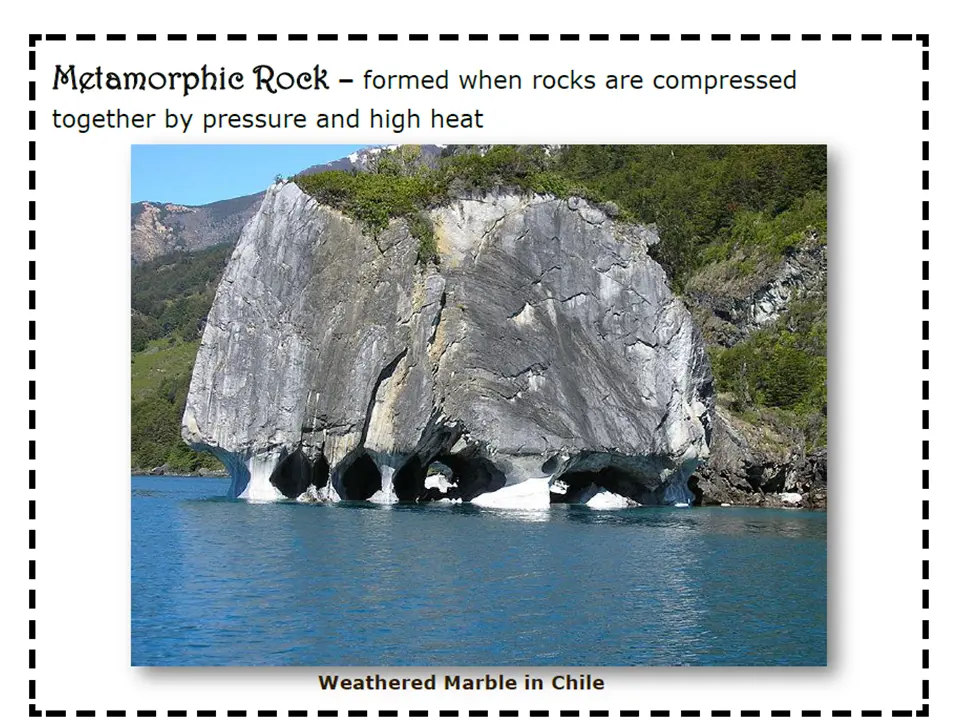 Photo: Metamorphic rock mini poster sample