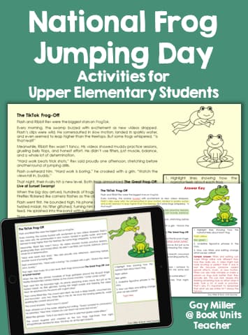 Frog Jumping Day Figurative Language Activities