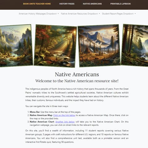 Native American Webpages