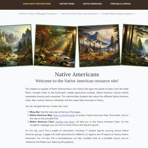 Native American Webpages