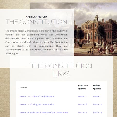 Constitution Webpage