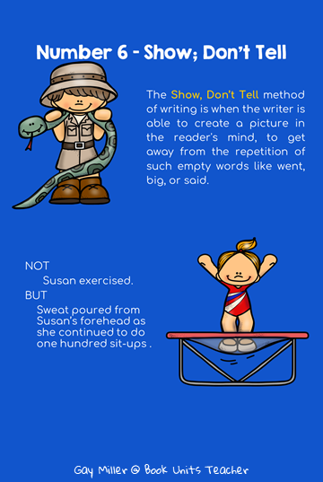 Great blog post with printables to guide students through writing narratives.