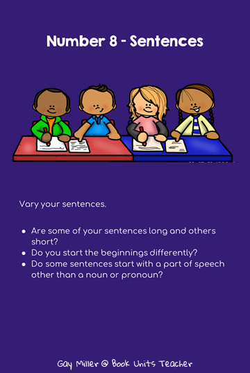Great blog post with printables to guide students through writing narratives.