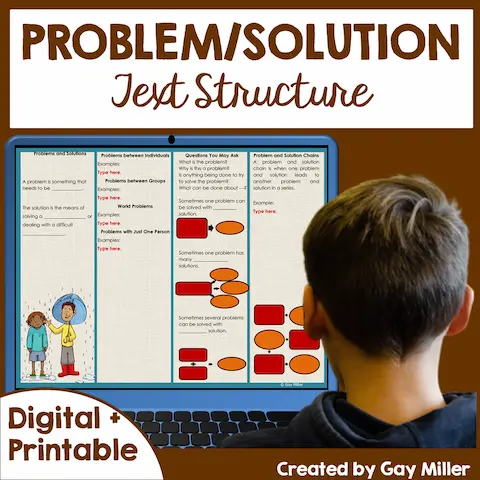 Problem and Solution Resource on TPT