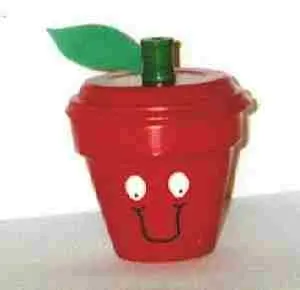 Flower Pot Apple Craft