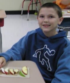 Students Comparing Apple Varieties