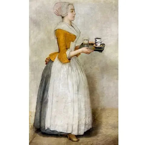La Belle Chocolatière painting
