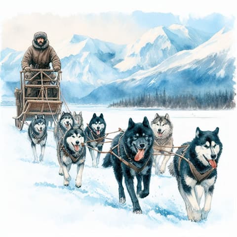 Image of a Dog Sled