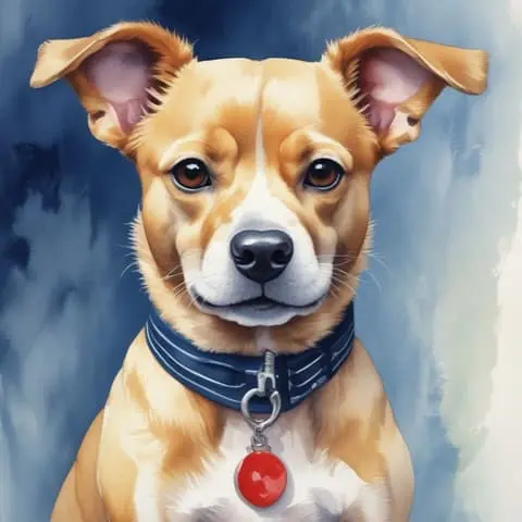 Watercolor Dog