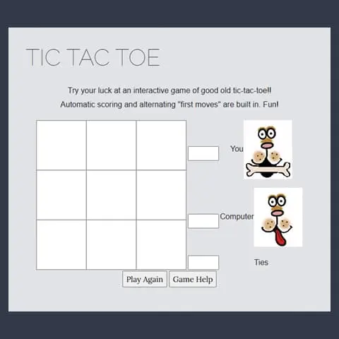 Puppy Tic Tac Toe