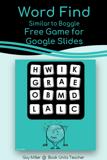 Students play this word find game through Google Slides. Students play using both individual ‘secret’ boards and a group board for competition.