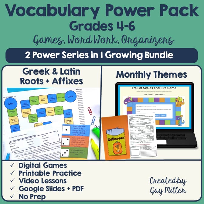 Vocabulary Power Pack Grades 4–6