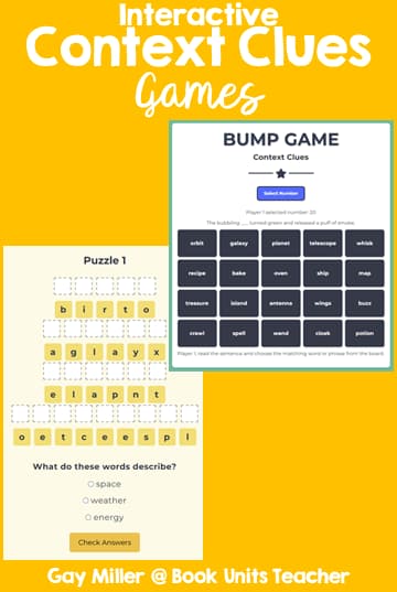 Context Clues Interactive Games